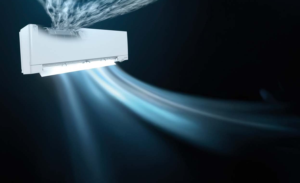 Mitsubishi Electric RZ siseosa Plasma Quad Plus õhupuhastusega