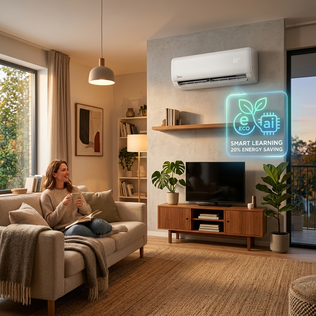 Экономия энергии Midea Breezeless E